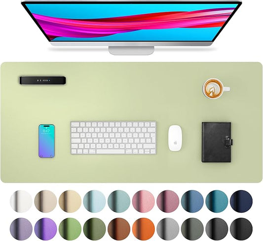 Aothia Leather Desk Pad Protector, Large Mouse Pad, Office Desk Mat, Non-Slip by Aothia