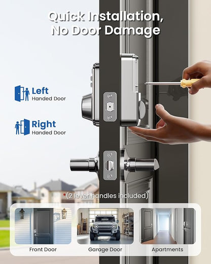 Veise Keyless Entry Door Lock - Image 7