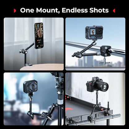 SmallRig Magic Arm Clamp w/ 1/4" Screw, Phone Mount - Image 7