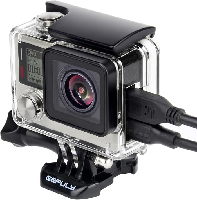 Skeleton Housing Case for GoPro Hero 4, Hero 3+, Hero 3 Action Camera Side Open by GEPULY