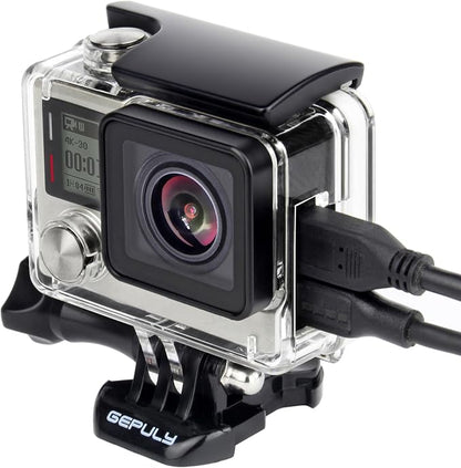 Skeleton Housing Case for GoPro Hero 4, Hero 3+, Hero 3 Action Camera Side Open by GEPULY