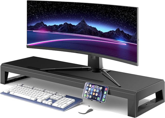 Computer monitor stand Laptop Desk Shelf & Monitor Riser ，27.55 inches long by Unknown