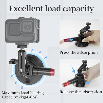 FIFIELD 3inch Suction Cup Camera Mount - Image 2