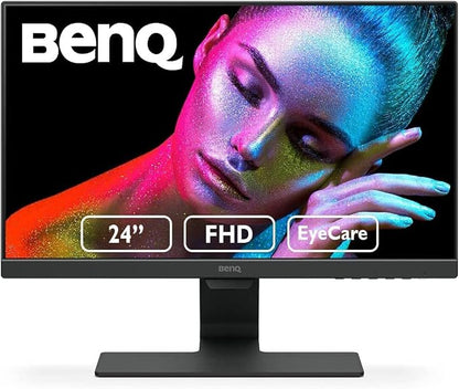 BenQ GW2480 Computer Monitor 24" FHD 1920x1080p | IPS | Eye-Care Tech | Low by BenQ