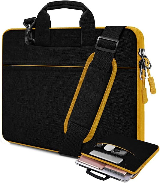 Universal Laptop Shoulder Bag 13-17.3 Inch Shockproof Briefcase by Hseok