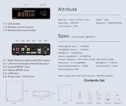 Topping E30II lite DAC Preamp - Image 3