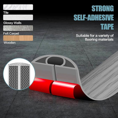 Floor Cord Cover Self Adhesive Cord Hider, 10FT Cable Management, Extension - Image 4
