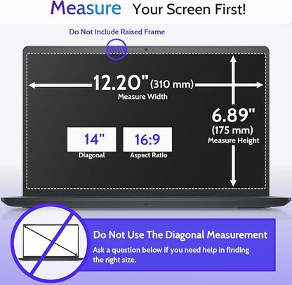 3 Pcs 14 Inch Anti Blue Light Screen Protector Compatible - Image 5