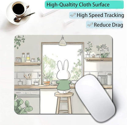 Cute Cartoon Anime Rabbit Custom Mouse Pad - Image 2