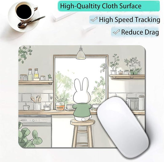 Cute Cartoon Anime Rabbit Custom Mouse Pad - Image 2