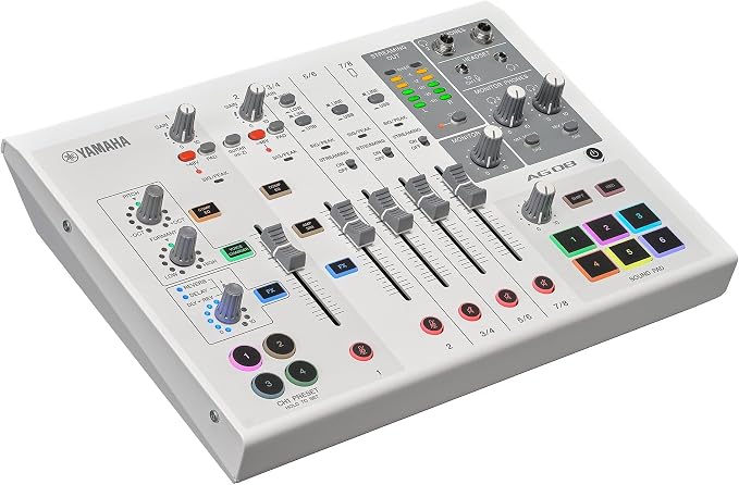 Yamaha AG03MK2 Black 6-Channel Live Streaming Loopback Mixer/USB Interface - Image 7