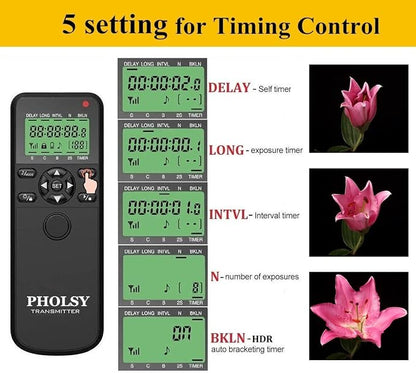 PHOLSY Wireless Timer Remote Release Control - Image 3