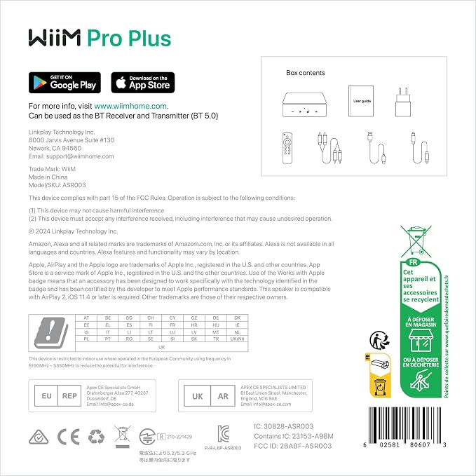 WiiM Pro Plus AirPlay 2 Receiver, Google Cast Audio, Voice Remote, Works - Image 10
