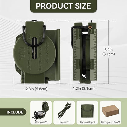Compass Hiking Survival, Wilderness Survival Compass - Image 8