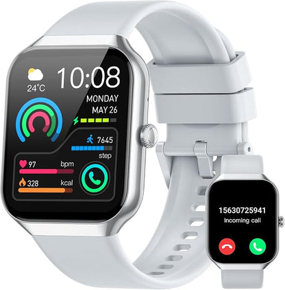 Smart Watch for Men Women, 1.96" HD Smartwatch by Jugeman