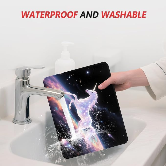 ITNRSIIET Mouse Pad Non-Slip Rubber Base Smooth Surface Stitched Edges - Image 6