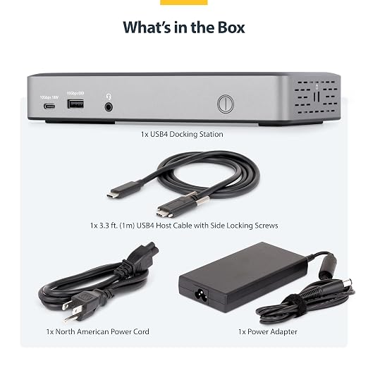 StarTech.com USB-C Docking Station, Triple 4K 60Hz Monitors, Driverless - Image 7