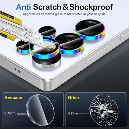 for Samsung Galaxy S25 Ultra Camera Lens Protector, Individual Metal Ring - Image 3