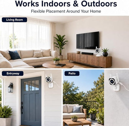 Cameras for Home Security Indoor Outdoor, Dual Antenna 5G/2.4G WiFi Security - Image 7