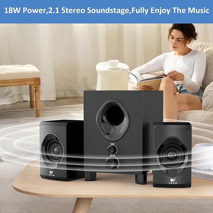 OROW Bluetooth Computer Speakers, PC Speaker - Image 6