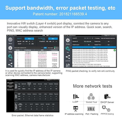 OTDR Fiber Optic Tester, WANLUTECH Fiber Tester 1310/1550nm 28/26dB 5.4 inch - Image 8