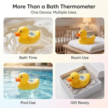 Baby Bath Thermometer with Smart Temperature Alert, Accurate Digital Water - Image 8
