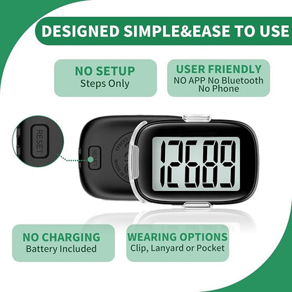 Pedometer Walking Simple 3D Step Counter - Image 4