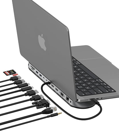 Belkin Connect 11-in-1 Universal USB-C Pro Dock w/ 3-Monitor Support, Silicon by Belkin