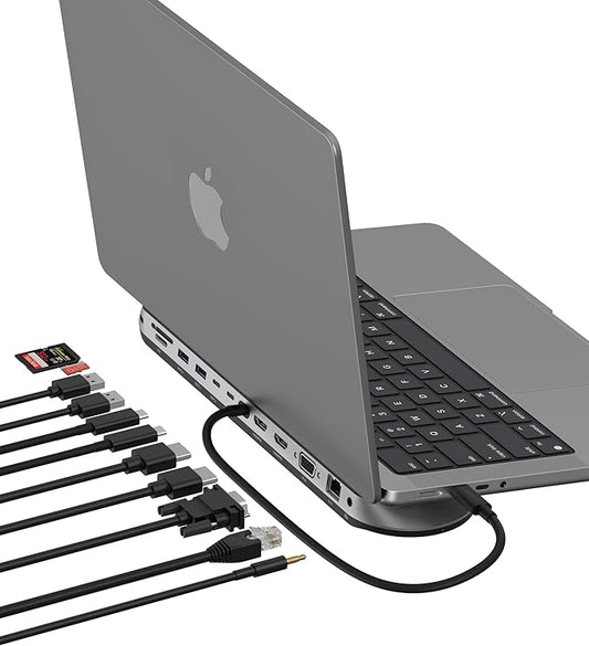 Belkin Connect 11-in-1 Universal USB-C Pro Dock w/ 3-Monitor Support, Silicon by Belkin