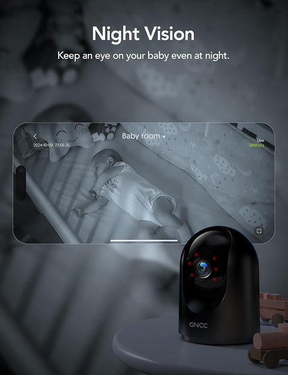 GNCC Indoor Security Camera, 2K Cameras - Image 6
