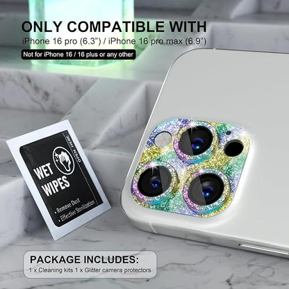 Choiche Compatible for iPhone 16 Pro/iPhone 16 Pro Max Camera Lens Protector - Image 2