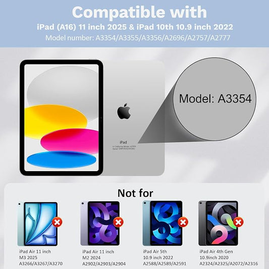 MoKo Touch Keyboard Case for iPad 11th Generation 11 inch 2025, iPad 10th - Image 2