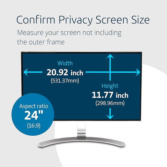 Kensington MagPro 24 Inch Magnetic Computer Privacy Screen - Image 2
