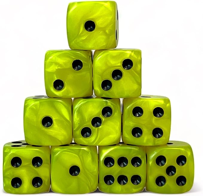 Luck Lab 10 Piece D6 Dice Pack by LuckLab