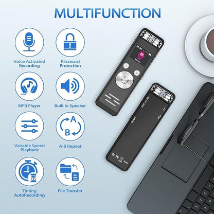 128GB Digital Voice Recorder - Image 6