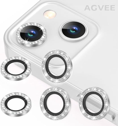 AGVEE 3+3 6 Pack for iPhone 13 6.1 inch / 13 Mini 5.4 inch Camera Lens Protector by AGVEE
