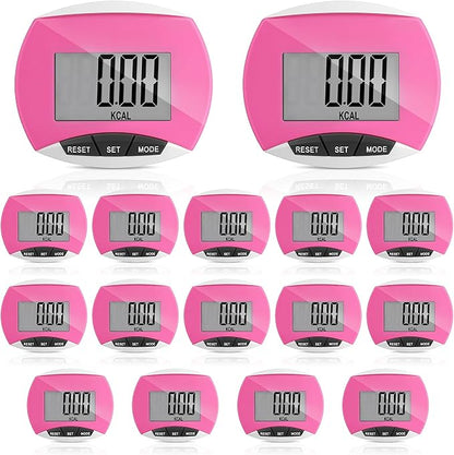 Weewooday Pedometer for Walking Steps and Miles Simple Pedometer Clip on by Weewooday