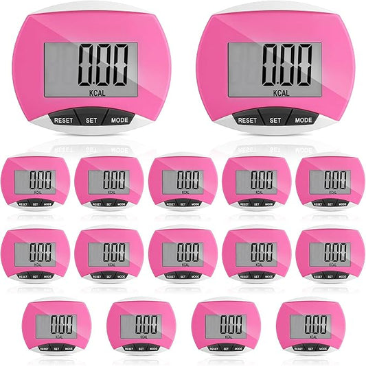 Weewooday Pedometer for Walking Steps and Miles Simple Pedometer Clip on by Weewooday