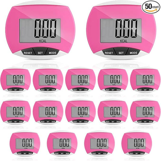 Weewooday Pedometer for Walking Steps and Miles Simple Pedometer Clip on by Weewooday