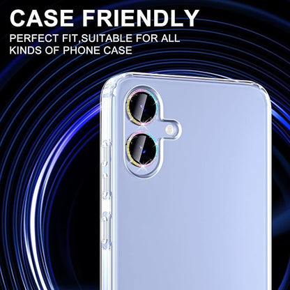 for Samsung Galaxy A06 Camera Lens Protector, Individual Metal Ring Tempered - Image 5