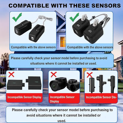 The Original Garage Door Sensor Sun Shield Protector 2-Pack – Made in USA - Image 3