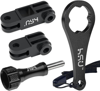 HSU Aluminum Alloy Metal Adjust Arm Straight Joints Mount, Long and Short - Image 2
