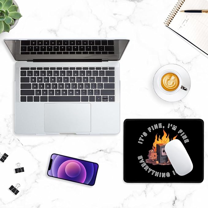 ITNRSIIET Mouse Pad with Stitched Edge Premium Textured Smooth Precise - Image 7