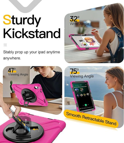 BRAECN for iPad 11th/10th Generation case 11/10.9 inch 2025/2022 Heavy Duty - Image 5