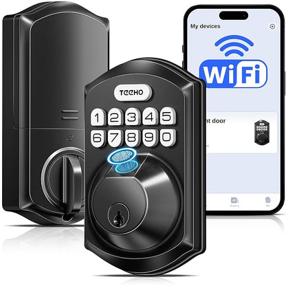 TEEHO TE012W WiFi Smart Lock, Fingerprint Door Lock by TEEHO