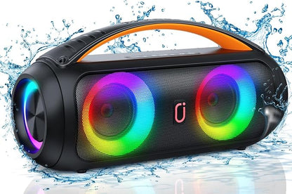 Portable Bluetooth Speaker, Loud Boombox Speaker by JAUYXIAN