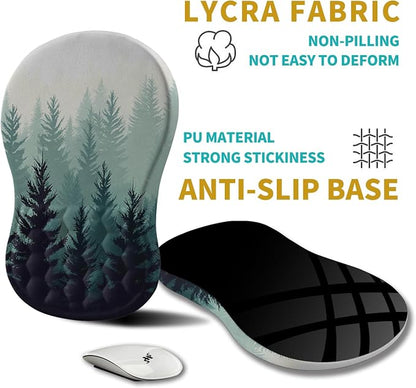 Hokafenle Ergonomic Mouse Pad Wrist Support, Wrist Rest Mousepad - Image 5