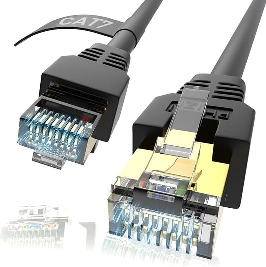 Ethernet Cable 15ft, Cat7 Cat7 3Ft 15Ft 25Ft 50Ft 100Ft 125Ft 150Ft 175Ft 200Ft by Phizli