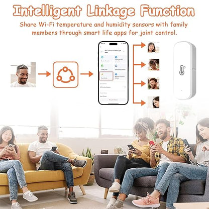 WiFi Hygrometer Thermometer Sensor, Indoor Outdoor Wireless Temperature - Image 7