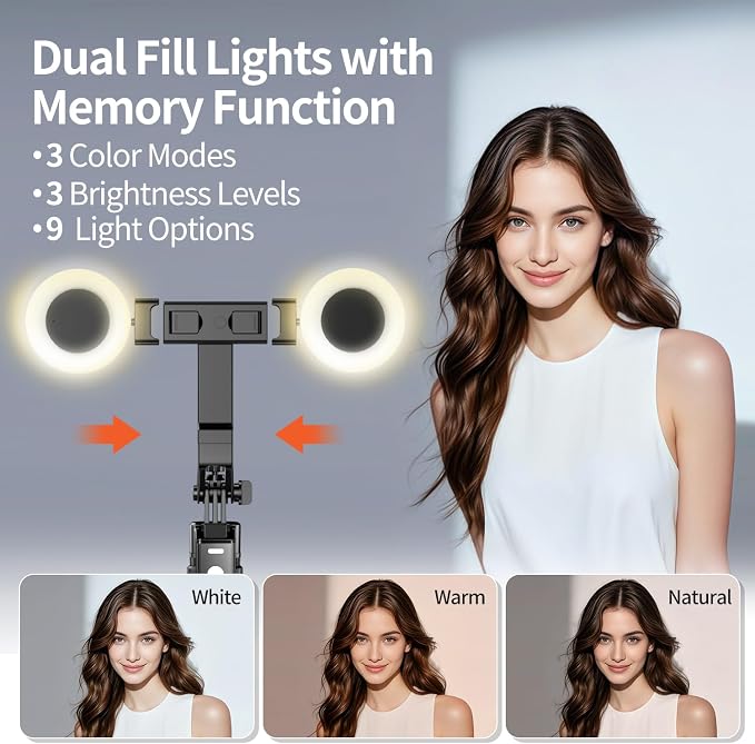 70.9" Auto Face Tracking Tripod 360° Rotation - Image 8